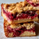 Indulge in Decadent Cranberry Crumble Bars with a Browned Butter Twist!