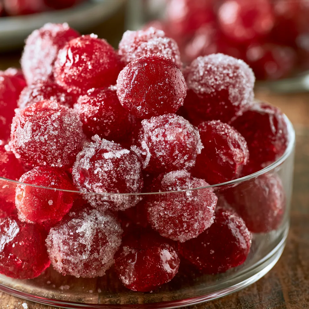 Irresistibly Sweet Candied Cranberries Transform Your Holidays! 2 Irresistibly Sweet Candied Cranberries for Your Holiday Table!