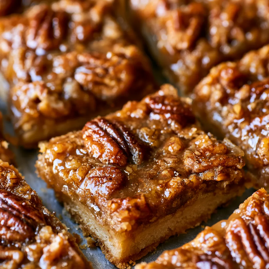 Lazy Girl Pecan Pie Bars - a must-try easy dessert! 2 Lazy Girl Pecan Pie Bars - easy Thanksgiving dessert!