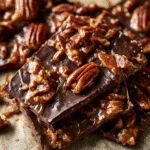 Pecan Praline Pie Bark | The Domestic Rebel