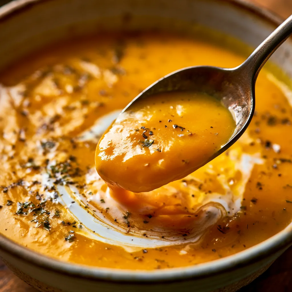 Roasted Butternut Squash Carrot & Ginger Soup: Discover Bliss! 2 Roasted Butternut Squash Carrot & Ginger Soup - Hannah Magee RD