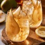 Sparkling Vanilla Pear Mocktails- Spoonful of Plants