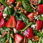 Spinach Strawberry Salad with Pecans: A Delicious Delight! 3 Spinach Strawberry Salad with Pecans