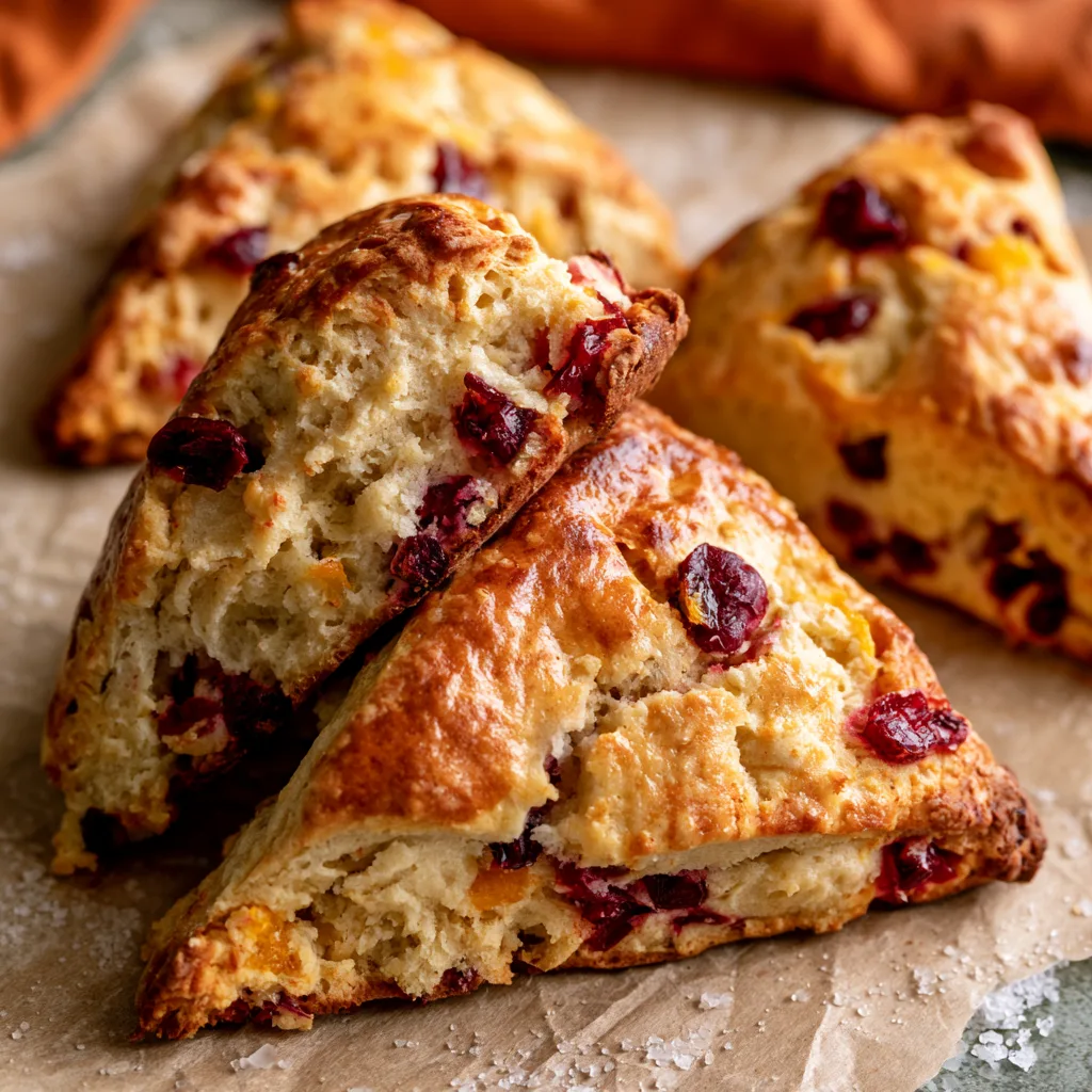 Starbuck's Copycat Cranberry Orange Scones