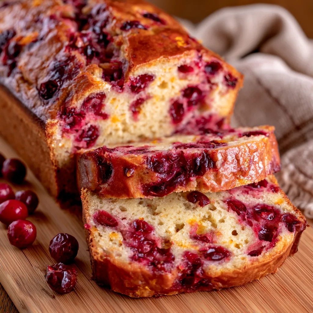 The Best Cranberry Orange Bread