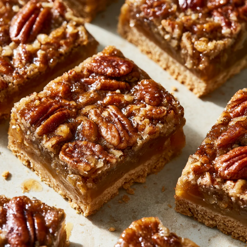 The Best Pecan Pie Bars: Quick & Easy Recipe Inside! 2 The Best Pecan Pie Bars - so quick & easy to make!