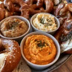 Thermo Rezeptwelt | Hallo zusammen, suche Aufstrich Ideen für eine Breznbar zur Hochzeit 🥨💍 Dattelcreme, Obatzda und Karotten-Aufstrich sind schon sicher