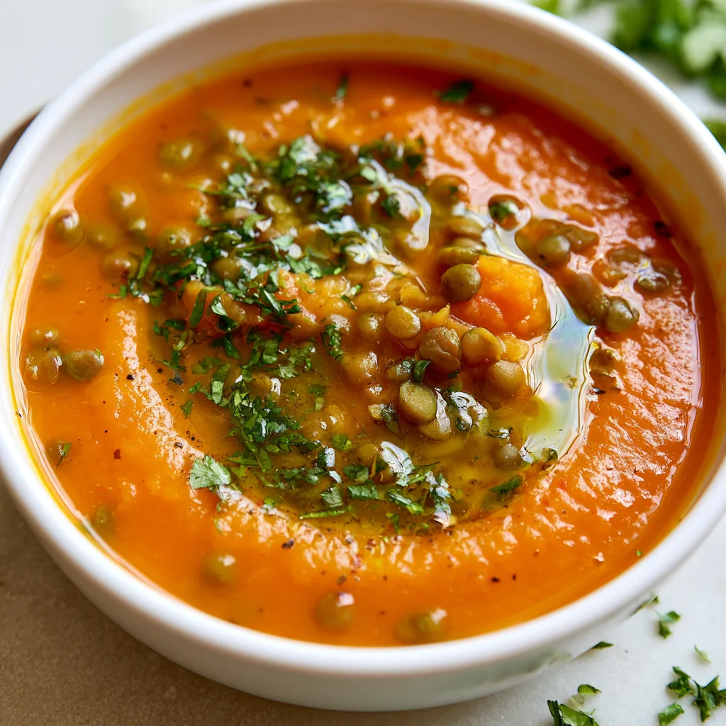 Vegan Butternut Squash Lentil Soup: A Cozy Delight! 2 Vegan Butternut Squash Lentil Soup - Running on Real Food