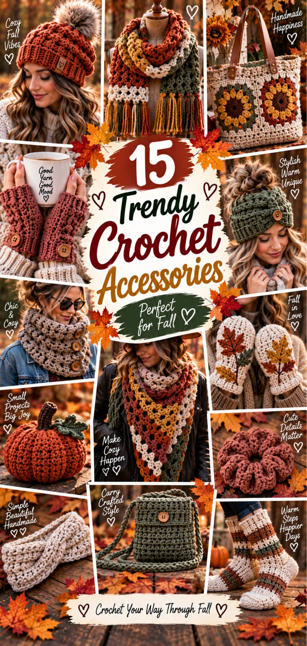15 Trendy Crochet Accessories to Make This Fall – Easy Patterns 2 15 Trendy Crochet Accessories to Make This Fall