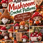 20 Cute Crochet Mushroom Patterns You’ll Want to Make – Free Step-by-Step Guide 3 20 Cute Crochet Mushroom Patterns You’ll Want to Make