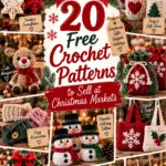 20 Free Crochet Patterns Perfect for Christmas Markets