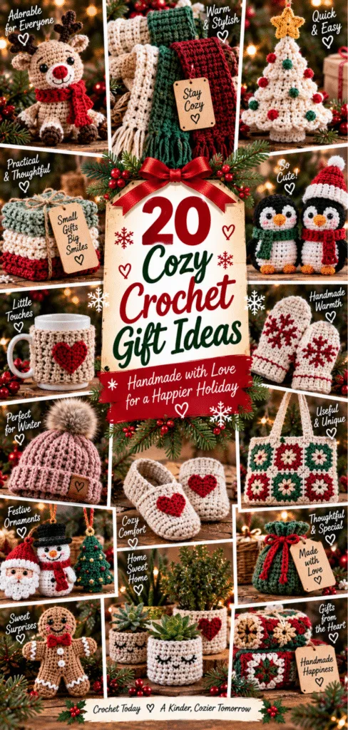 20 Handmade Crochet Christmas Gift Ideas Everyone Will Love