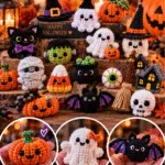 20 Mini Halloween Crochet Patterns Perfect for Scrap Yarn – Easy Free Patterns 3 20 Mini Halloween Crochet Patterns Perfect for Scrap Yarn