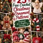 25 Free Crochet Christmas Ornament Patterns to Start Early