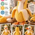 Bananagoose Crochet Pattern – Free Step-by-Step Plushie Tutorial 3 Bananagoose Crochet Pattern - Amigurumi Banana Goose - Plushie Crocheting