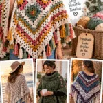 Chic Ponchos for All Year Round - Free Knitting Patterns Guide 3 Chic Ponchos for All Year Round - Free Knitting Patterns