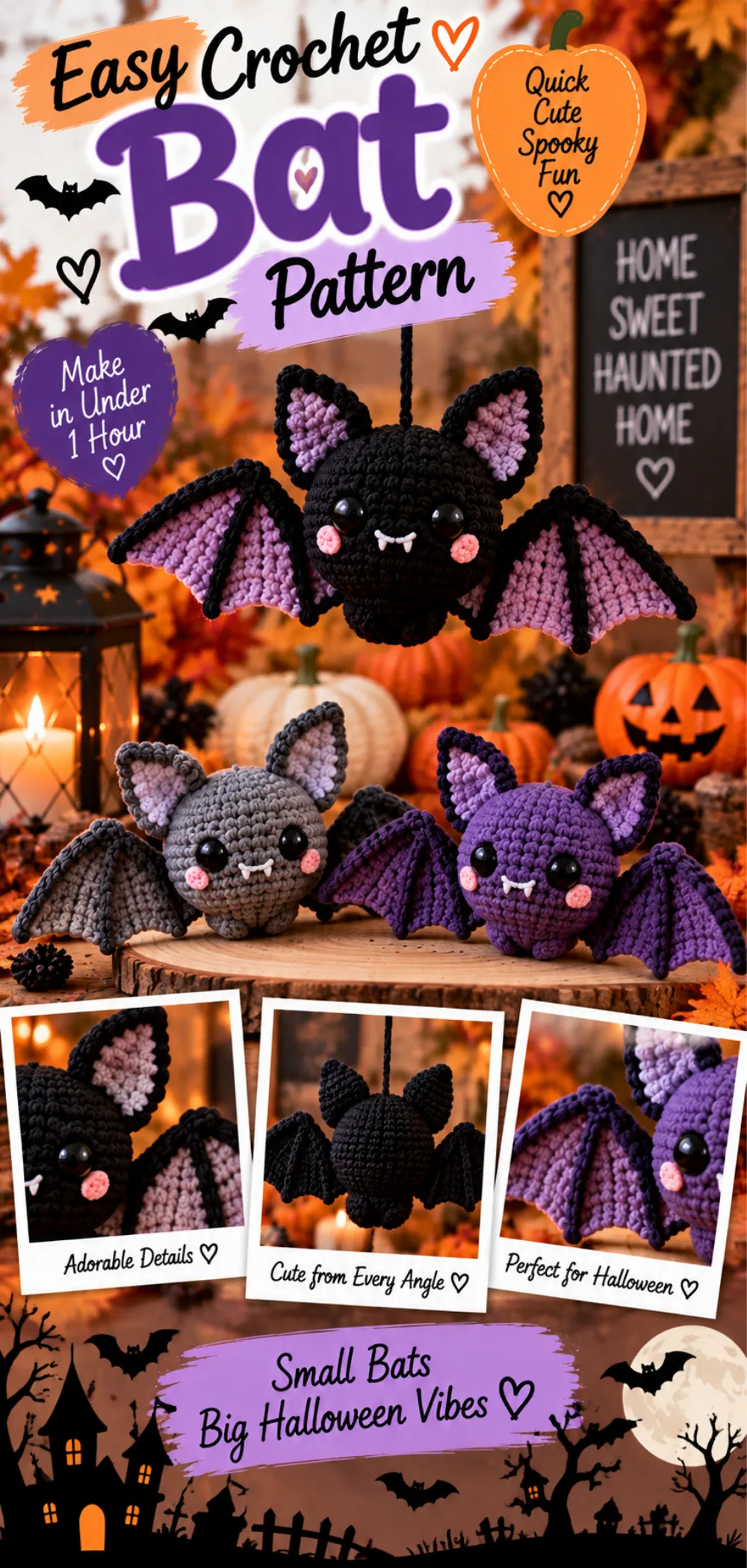 Crochet Bat Pattern You Can Make in Under an Hour – Easy Tutorial 2 Crochet Bat Pattern You Can Make in Under an Hour