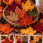 Crochet Fall Leaf Pattern for Beautiful Autumn Decor – Free Pattern 3 Crochet Fall Leaf Pattern for Beautiful Autumn Decor