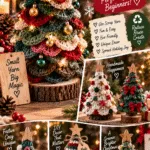 Easy Crochet Christmas Tree Pattern Using Scrap Yarn