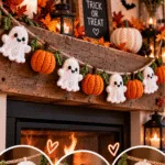 Easy Crochet Halloween Garland with Ghosts and Pumpkins – Free Pattern 3 Easy Crochet Halloween Garland with Ghosts and Pumpkins