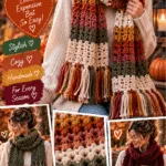 Easy Crochet Scarf Pattern That Looks Expensive – Free Tutorial 3 Easy Crochet Scarf Pattern That Looks Expensive