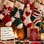 Easy Crochet Stocking Pattern for Christmas